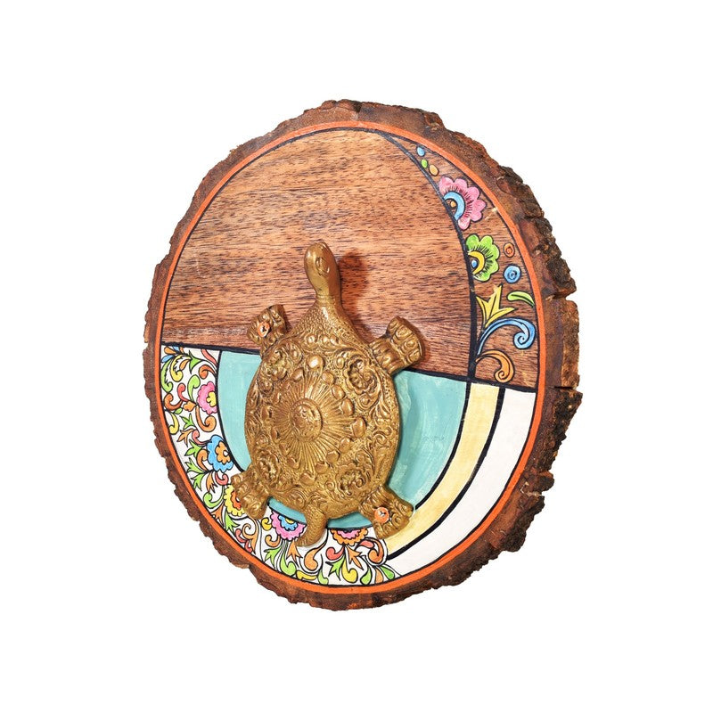 Jeyval Divine Tortoise Mango Wood Wall Accent media 4