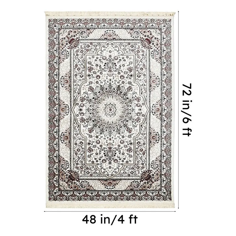 Kashvion Art Silk Carpet media 9