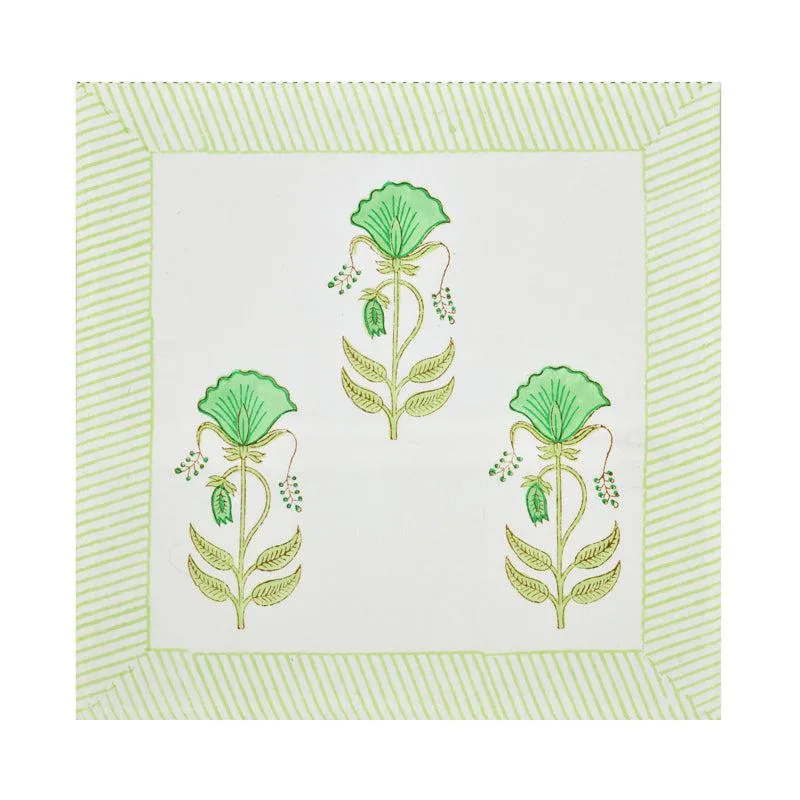 Champa Chandhan Jaipuri Block Print Cushion Cover - Set Of Three media 5