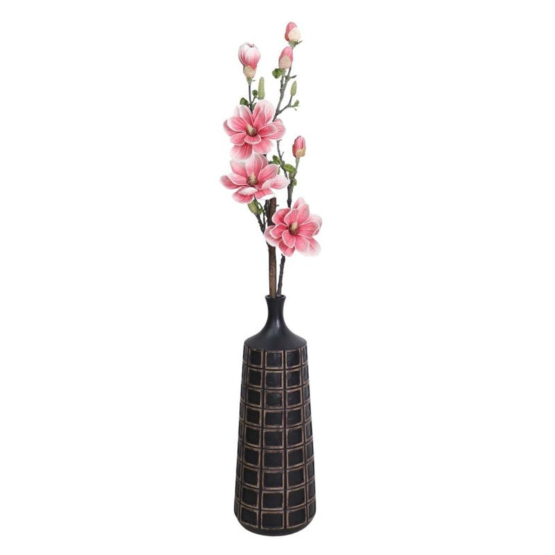 Artificial Magnolia Flower Stick With Lasting Charm - Red media 5