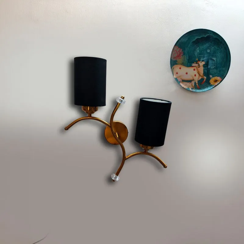 LumiBranch Dual Cotton Wall Lamp - Black media 3