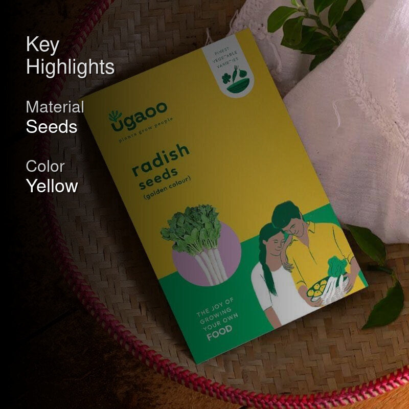 Ugaoo White Radish Vegetable Seeds media 2