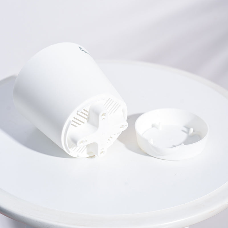 Ugaoo Bare Root Plastic Planter (White) - Set Of Five media 3
