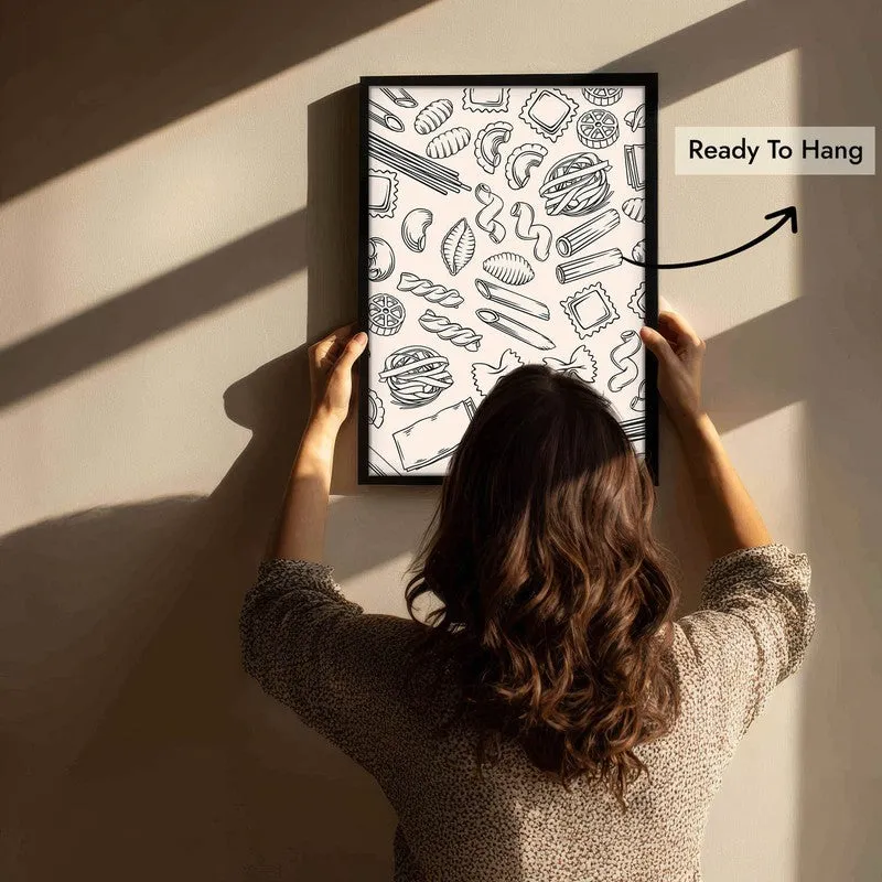 CulinaryDoodle Archival Canvas Wall Art - Black media 6