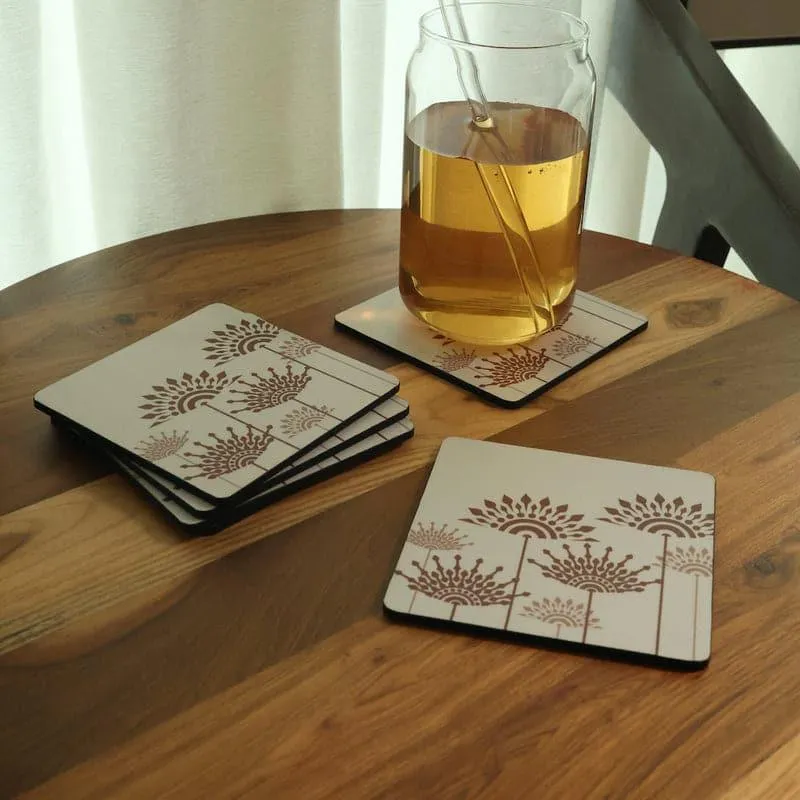 Vadana Floral Coaster - Set Of Six media 3
