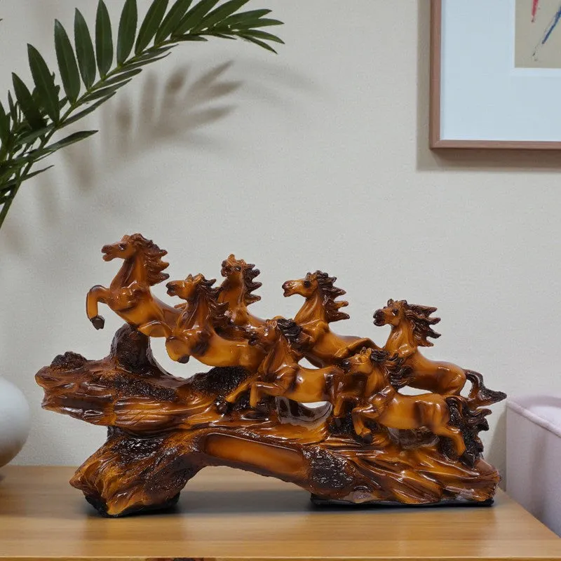 Majestic Steeds Horse Polyresin Showpiece media 1