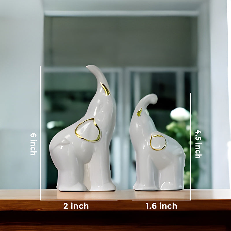 Tusker Trumpet Showpiece - Set Of Two media 8