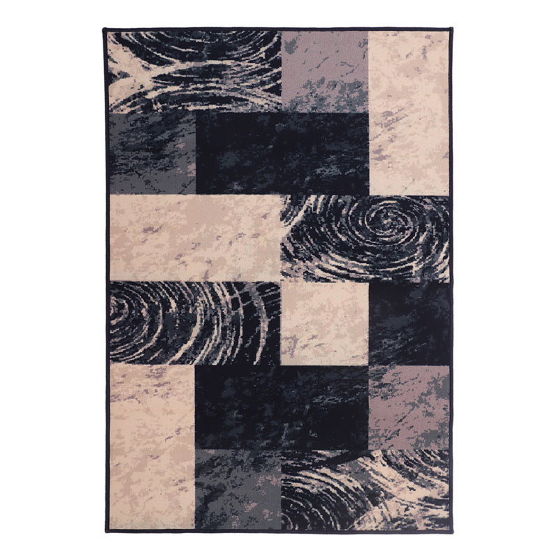 Monochrome Geometry Anti-Skid Carpet