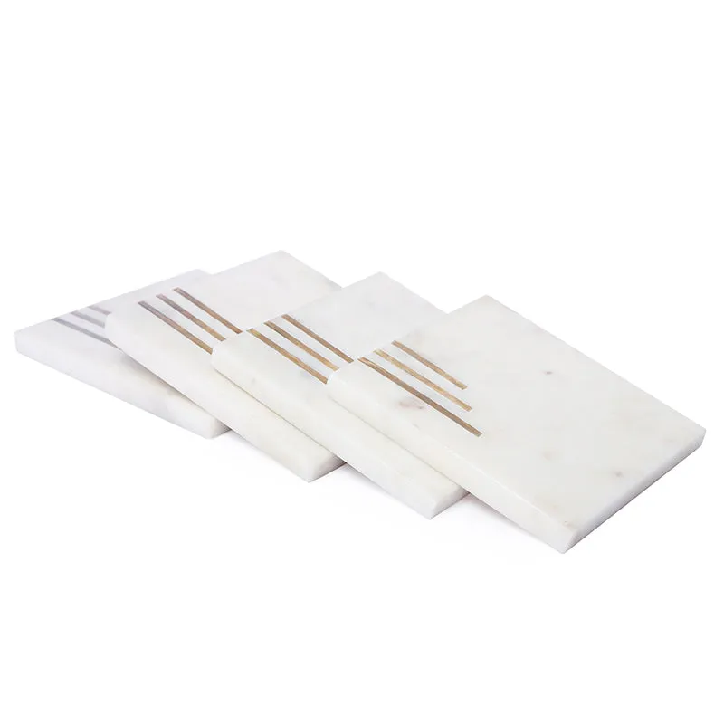 Rocca Marble Coaster - Set Of Four media 4
