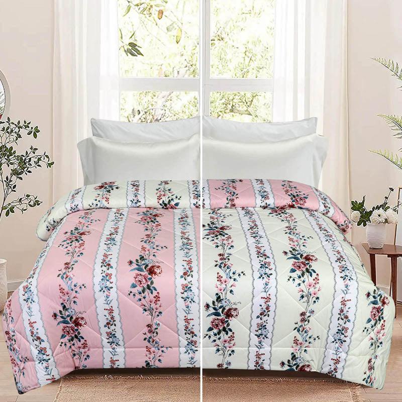 Lorelai Floral Cotton Reversible Comforter - 220 GSM media 4