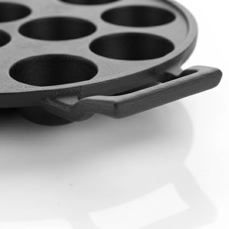 Twinhold Round Cast Iron Paniyaram Pan media 8