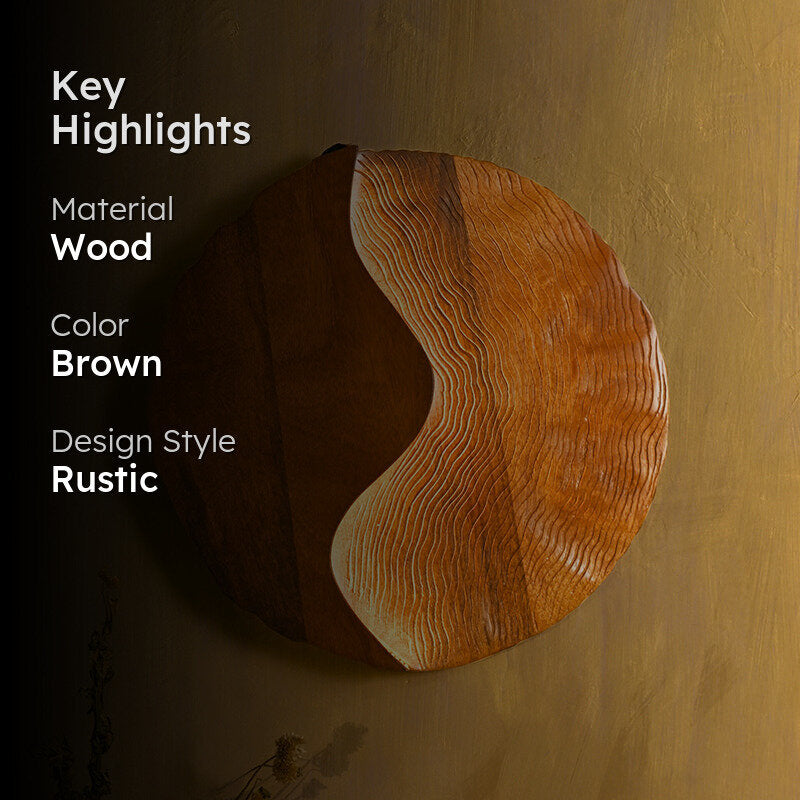 Teakia Wooden Wall Lamp media 2