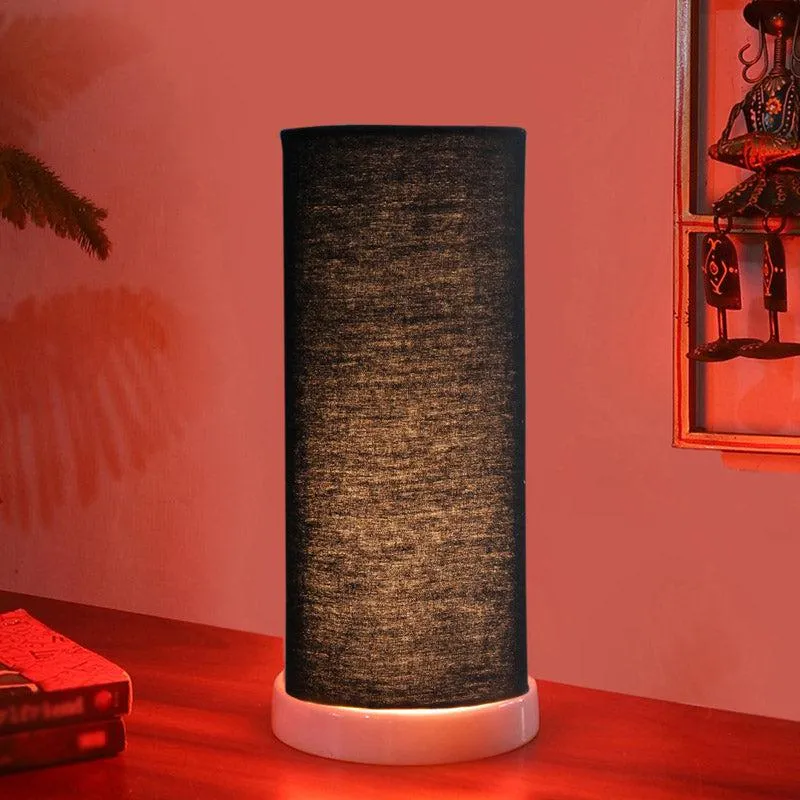Esto Tower Wooden Table Lamp - Black,White media 2