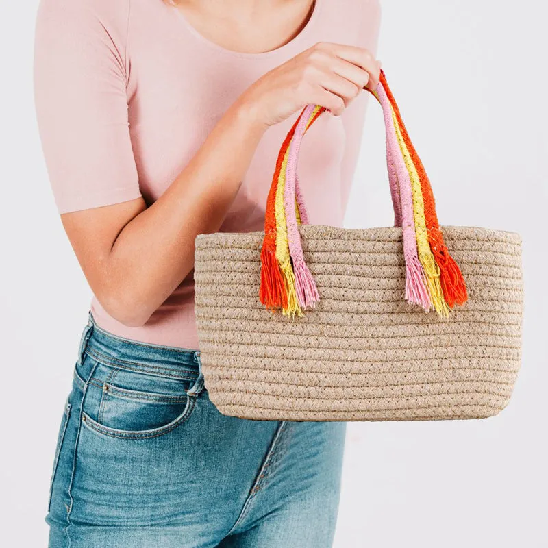 Tidy Twist Cotton Storage Basket - Beige media 1