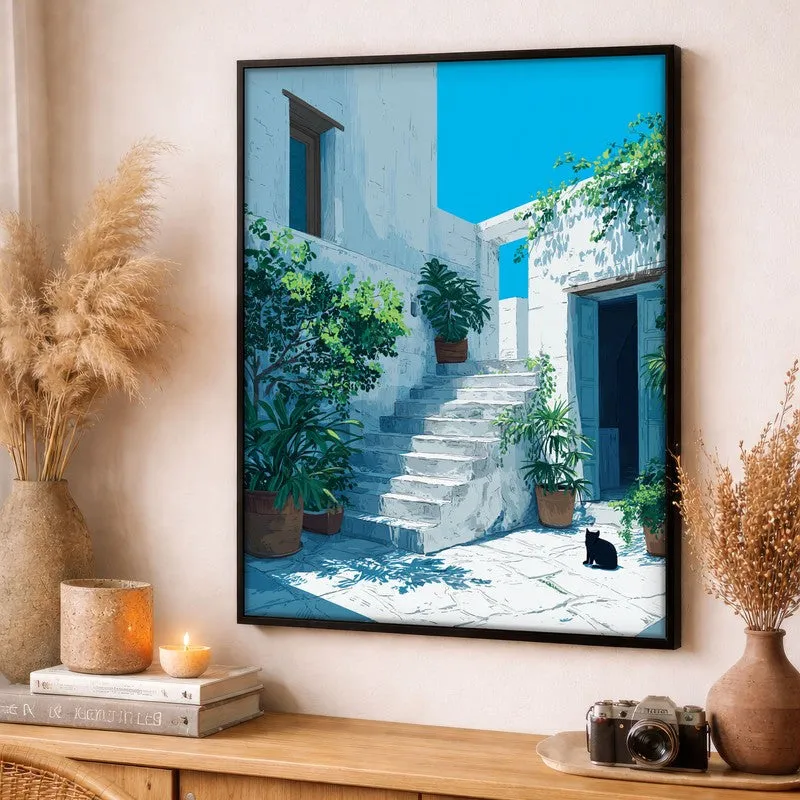 Caelis Canvas Wall Painting With Black Frame media 3