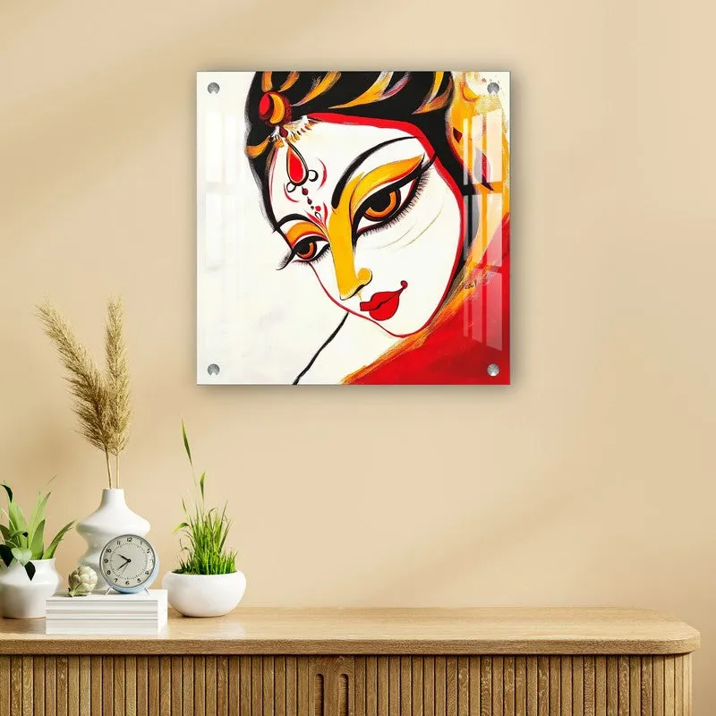 Divine Devi Eyes Acrylic Wall Art media 4