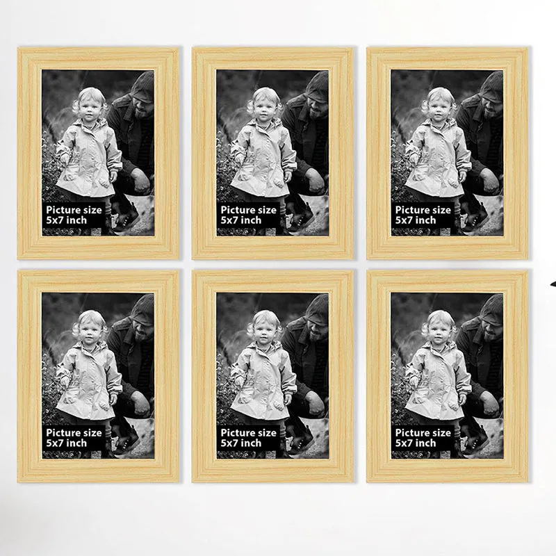 Willow Charm Rectangle Photo Frame (Beige) - Set Of Six media 3