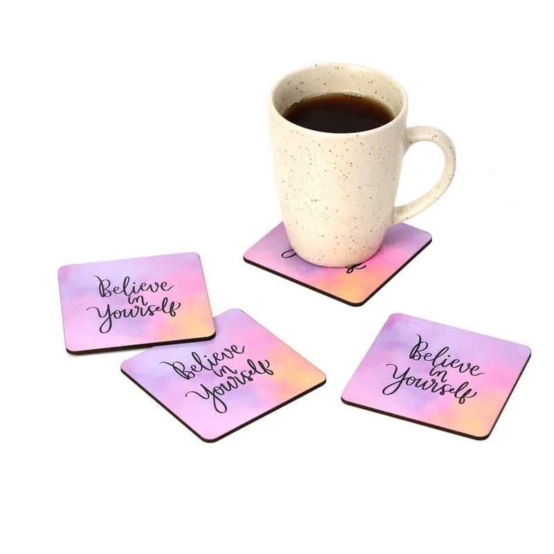Believe In Yourself Coaster - Set Of Four media 3