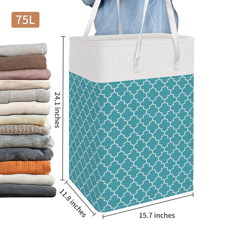 Calto Laundry Basket - Blue media 9