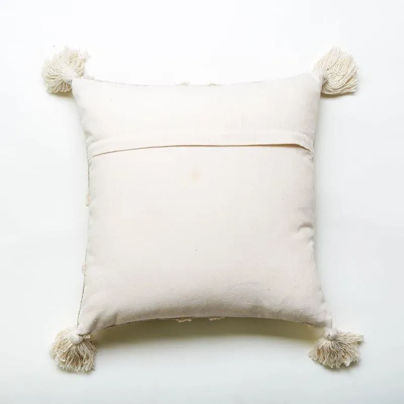 Winnie Tufted Poly Cotton Cushion Cover - Set Of Two media 6