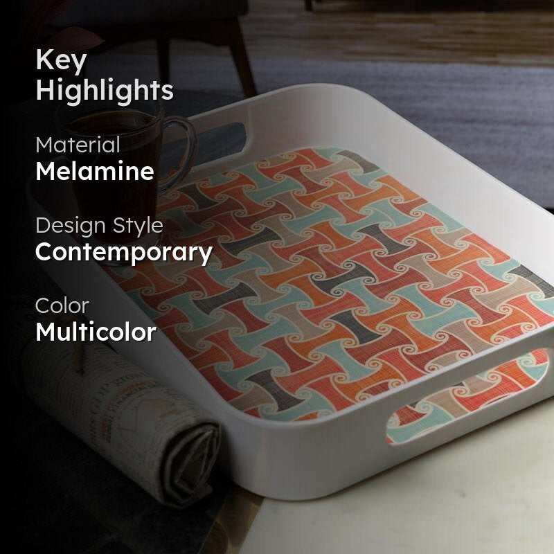 Basket Weave Serving Tray media 2
