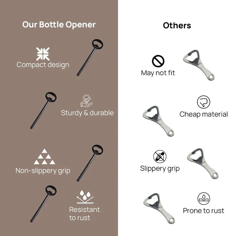 The Smooth Pop Stainless Steel Bottle Opener - Black media 6
