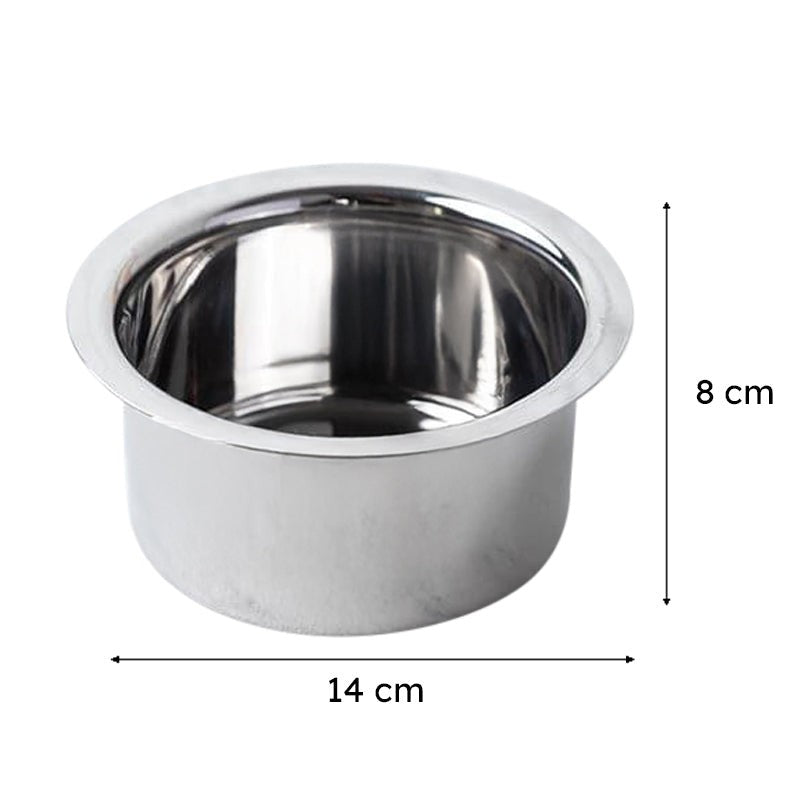 Avsa Stainless Steel Pateela - 520 mL / 5 Inches media 8