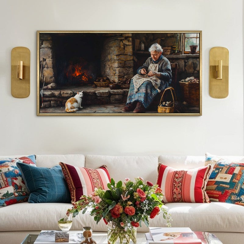 Softthread Canvas Wall Painting With Frame