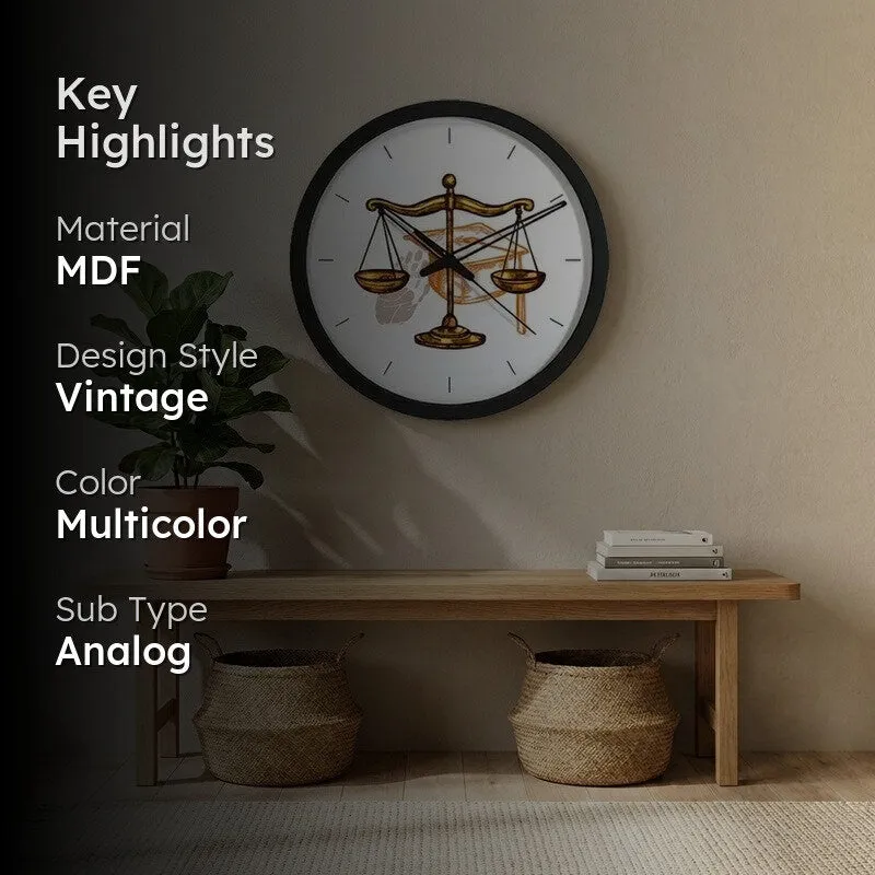 Legora MDF Wall Clock media 2