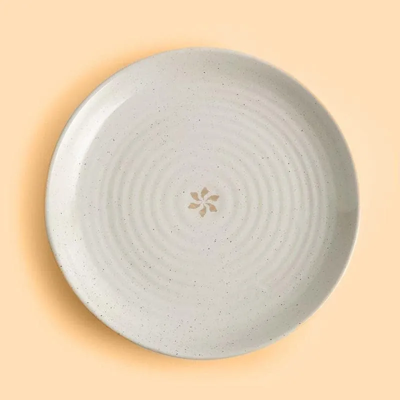 Ganga Dinner Plate (Beige) media 1