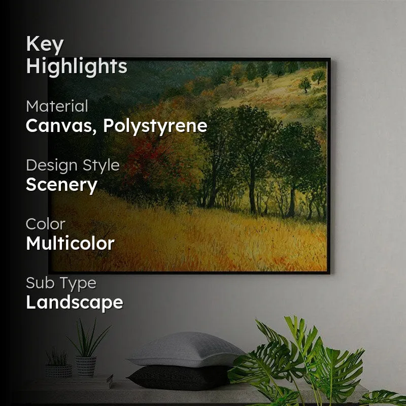 The Old Pear Canvas Wall Painting - Black Frame media 2