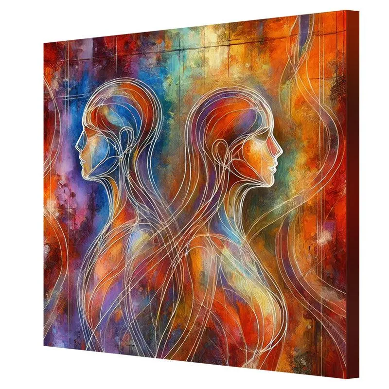 Feminine Aura Wall Painting media 5