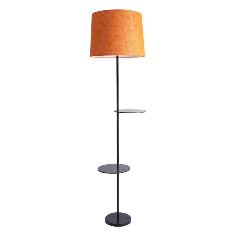 Savani Black Floor Lamp With Shelf media 4