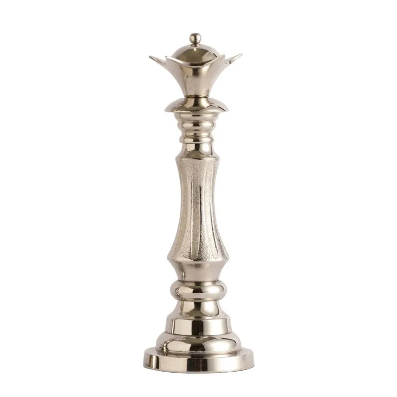 Elegant Queen Chess Piece - Silver media 3