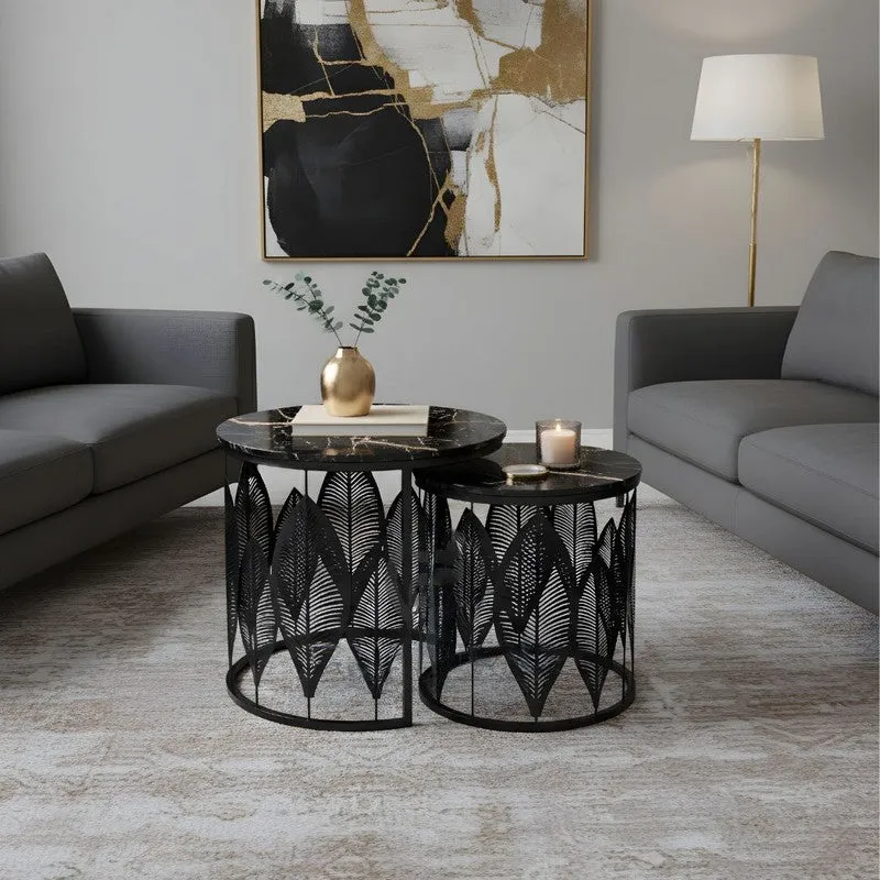 Kairo Curve Center Table (Black) - Set Of Two media 6