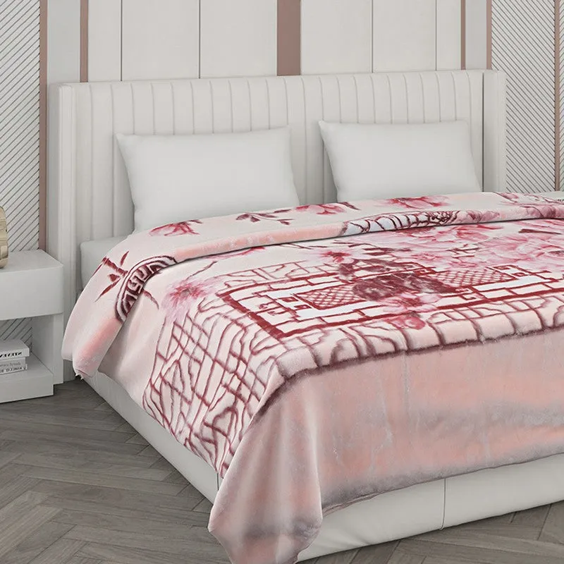 Monte Carlo Blush Harmony Blanket (Peach)- 1000 GSM media 5