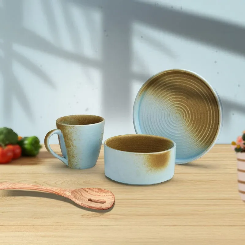 Aqua Sunrise Ceramic Tea Set (Copper) - Three Piece Set media 3