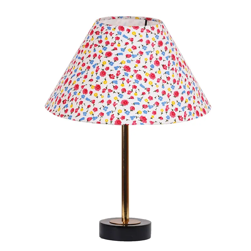 Fleura Conical Rodin Wooden Table Lamp - Multicolor media 4