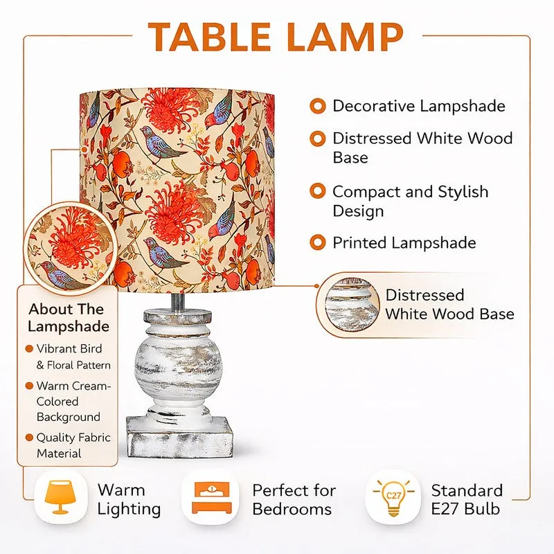 BirdFusion Wooden Table Lamp media 4