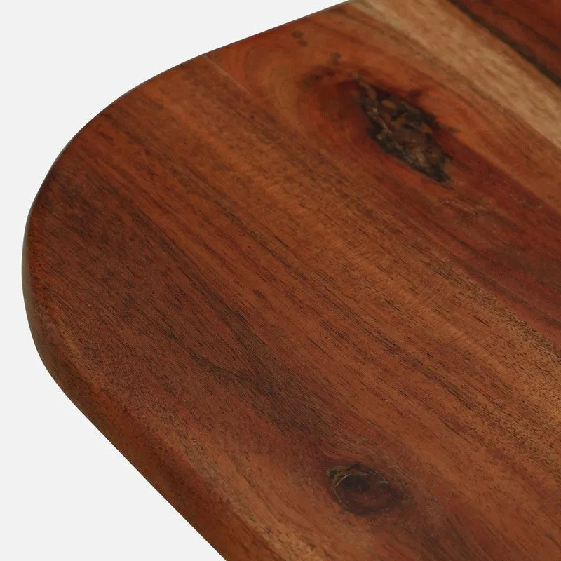 LineaForm Acacia Wood Side & Bedside Tables - Brown media 6