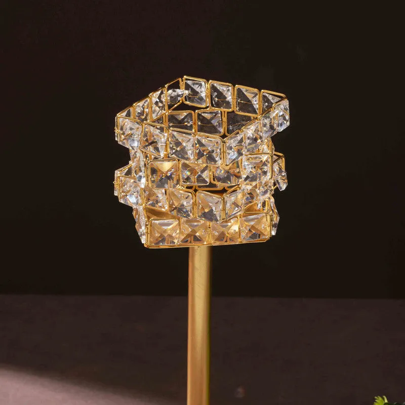 Luxe Prism Candle Holder (Gold) - Set Of Two media 7