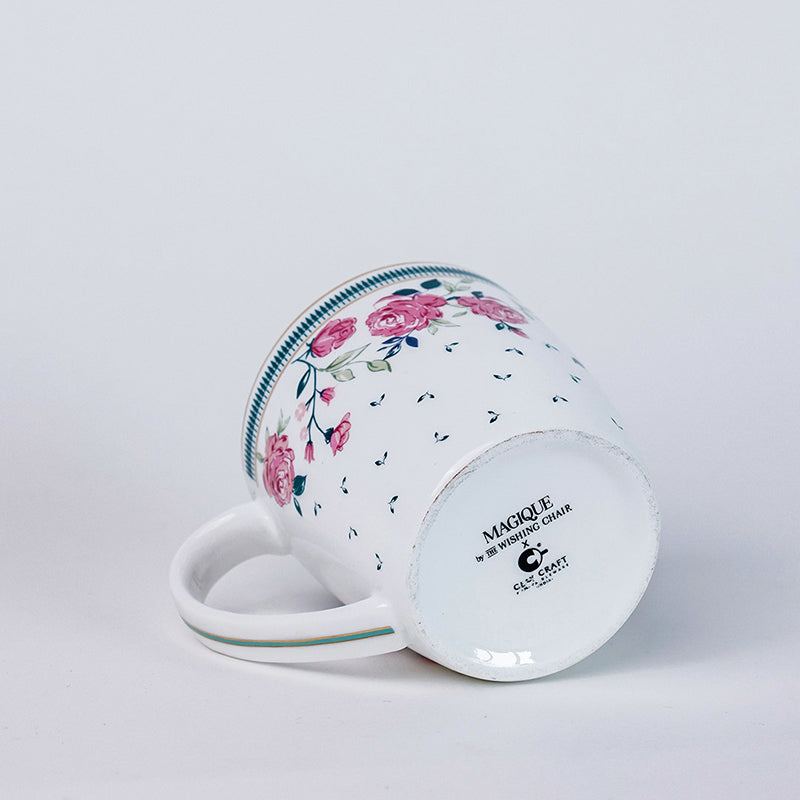 Magique: Portrait of a Rose Bone China Chai Mugs (180 mL Each) - Set of Six media 8