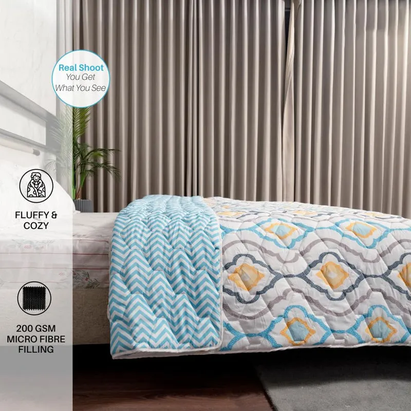 Urban Space Morocco Reversible Comforter - 200 GSM media 5