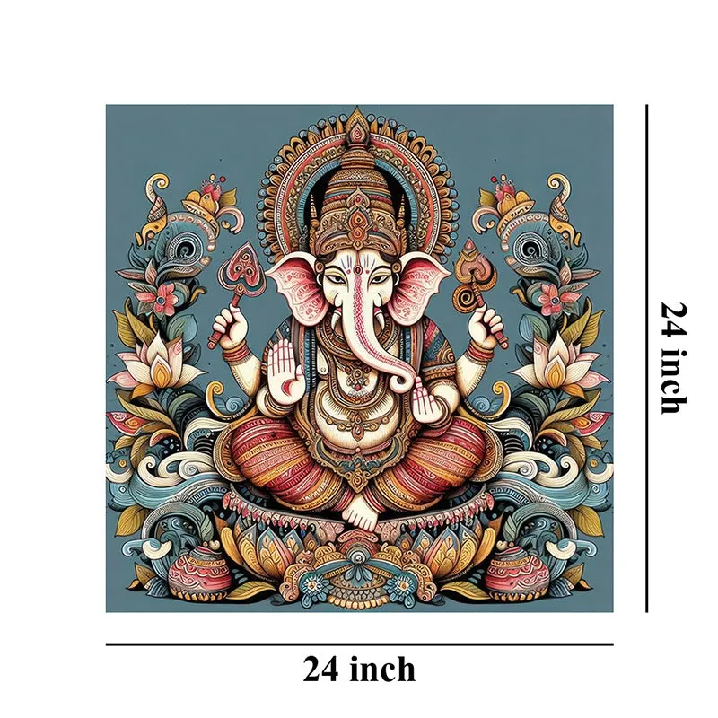 Alankara Ganesha Wall Painting media 8
