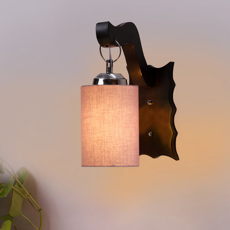 Delphi Wooden Wall Lamp - Beige