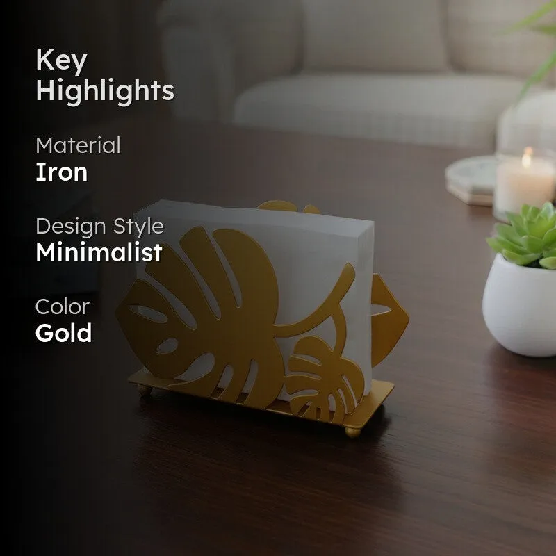 Safari Luxe Tissue Holder - Gold media 2