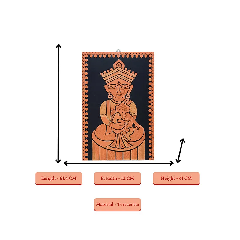 Ganesh Janani Terracotta Wall Art media 8