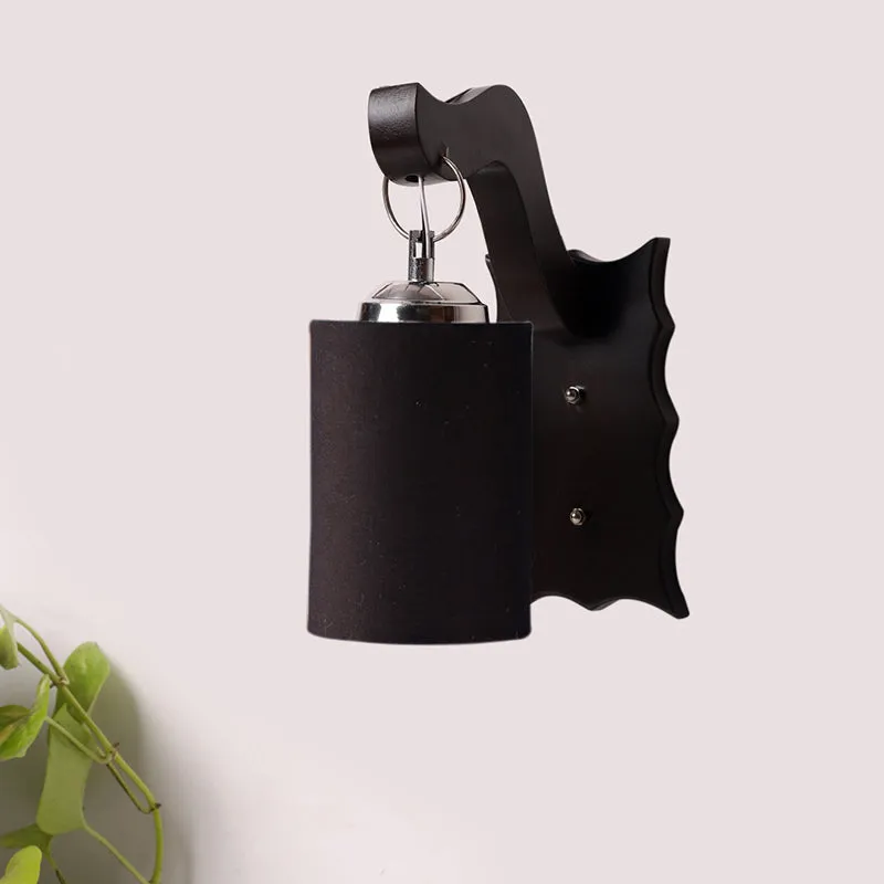 Delphi Wooden Wall Lamp - Black media 3