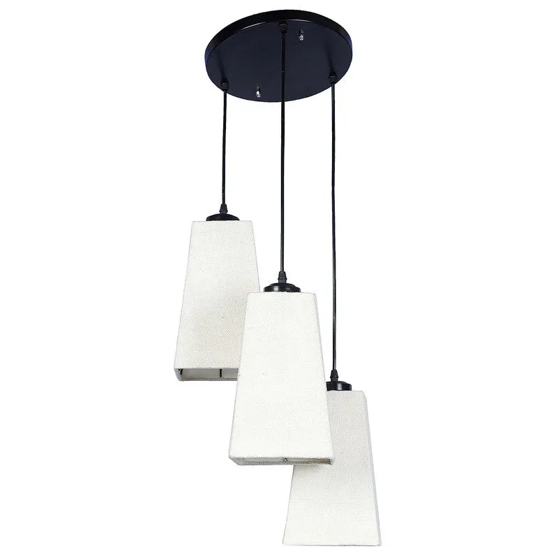 Shadowlux Triple Metal Ceiling Lamp - Off White media 5