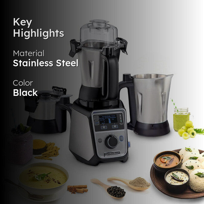 Hamilton Beach Pro Juicer Mixer Grinder - 1400  W media 2